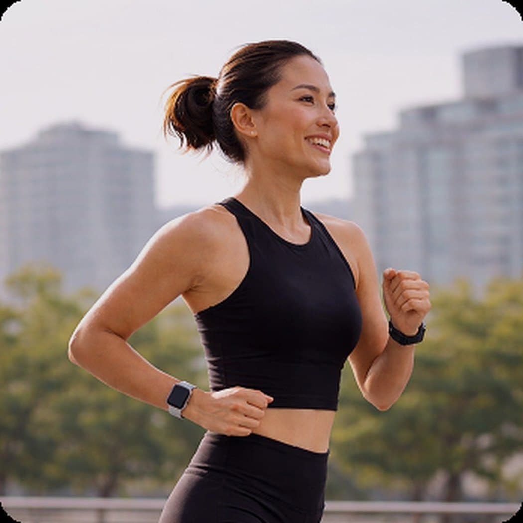 A member out for a run
